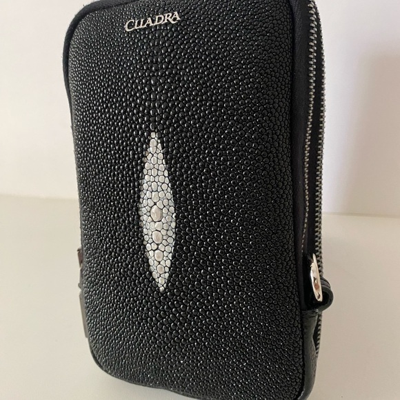 Cuadra Exotic Stingray Crossbody Bag - Picture 10 of 13